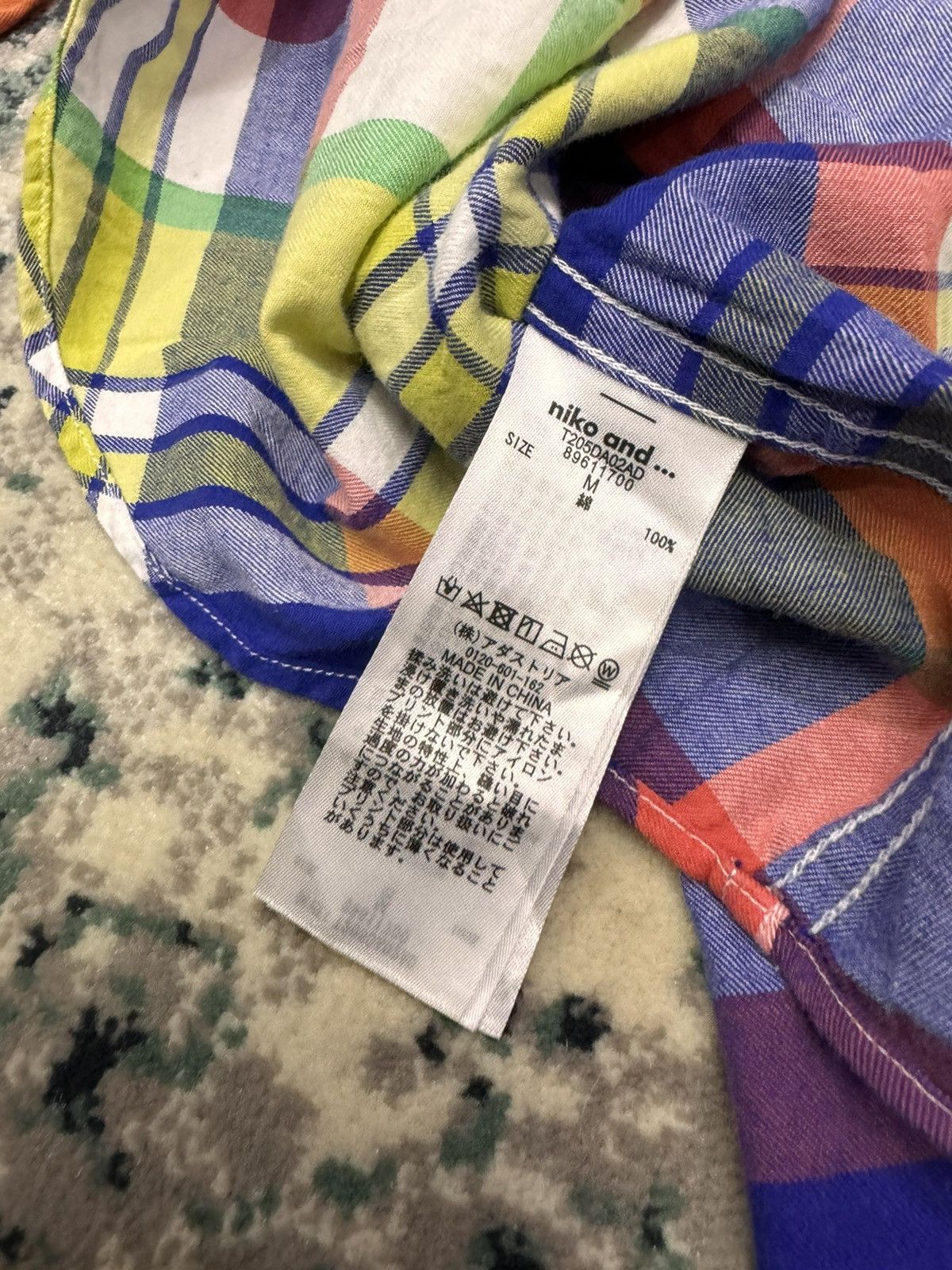 Issey Miyake × Japanese Brand × Tsumori Chisato TSUMORI CHISATO BY NIKO AND ... FLANNEL BUTTON UP SHIRT Size US M / EU 48-50 / 2 - 8 Thumbnail