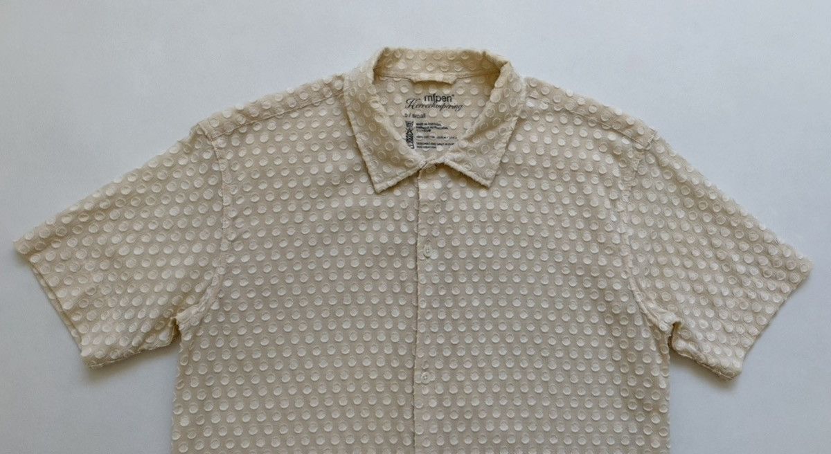 Mfpen Beige ‘3D Tufted Circle’ Cream Shirt Size US S / EU 44-46 / 1 - 5 Thumbnail