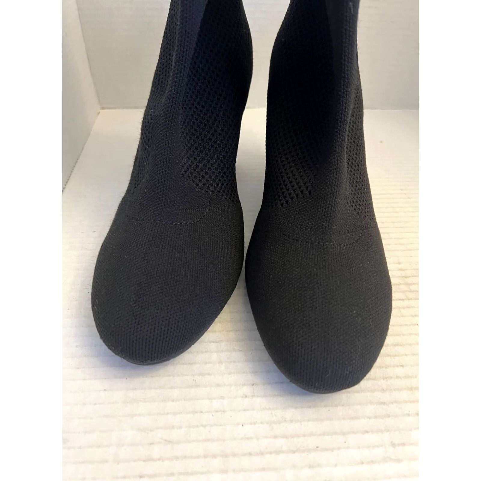 Kenneth Cole Kenneth Cole Boot Womens 9.5 40 Ankle Stretch Perforated Fabric 3.5 Block Heel Size US 10 / IT 40 - 4 Thumbnail