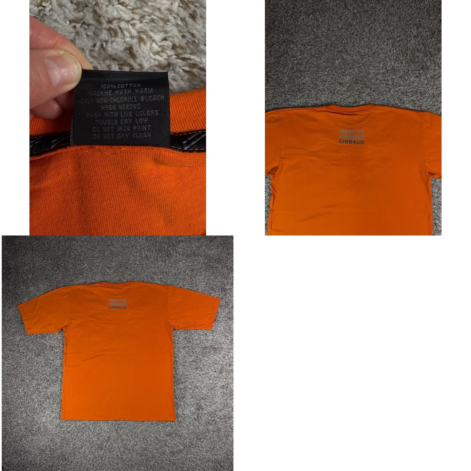 Vintage VINTAGE Marithe Francois Girbaud Orange Big 38 Graphic T-Shirt XXL Y2K Hip Hop Skate Mens Size US XXL / EU 58 / 5 - 8 Thumbnail