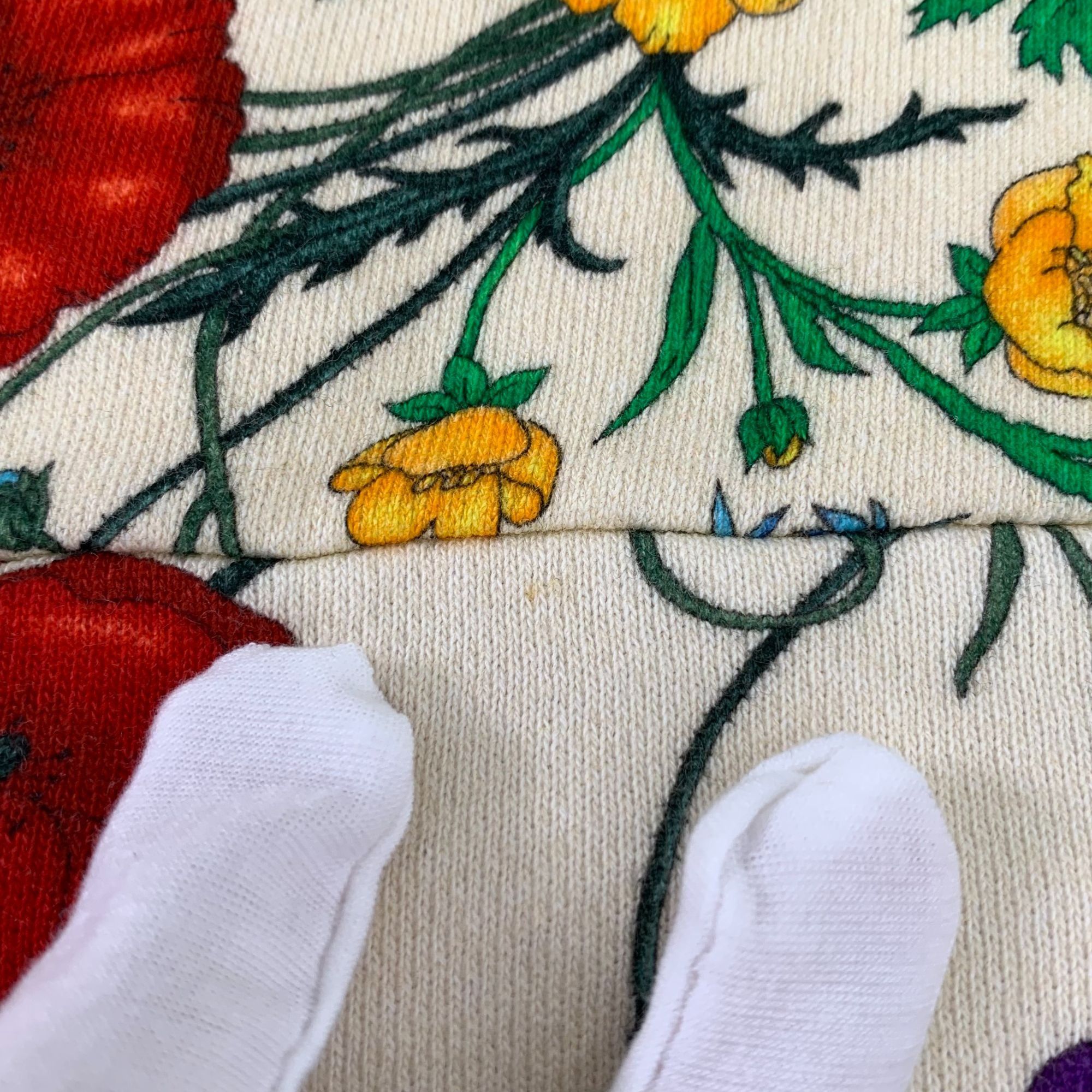 Gucci Gucci Floral Print Crewneck Sweatshirt For Women - Size M - Size M / US 6-8 / IT 42-44 - 5 Thumbnail