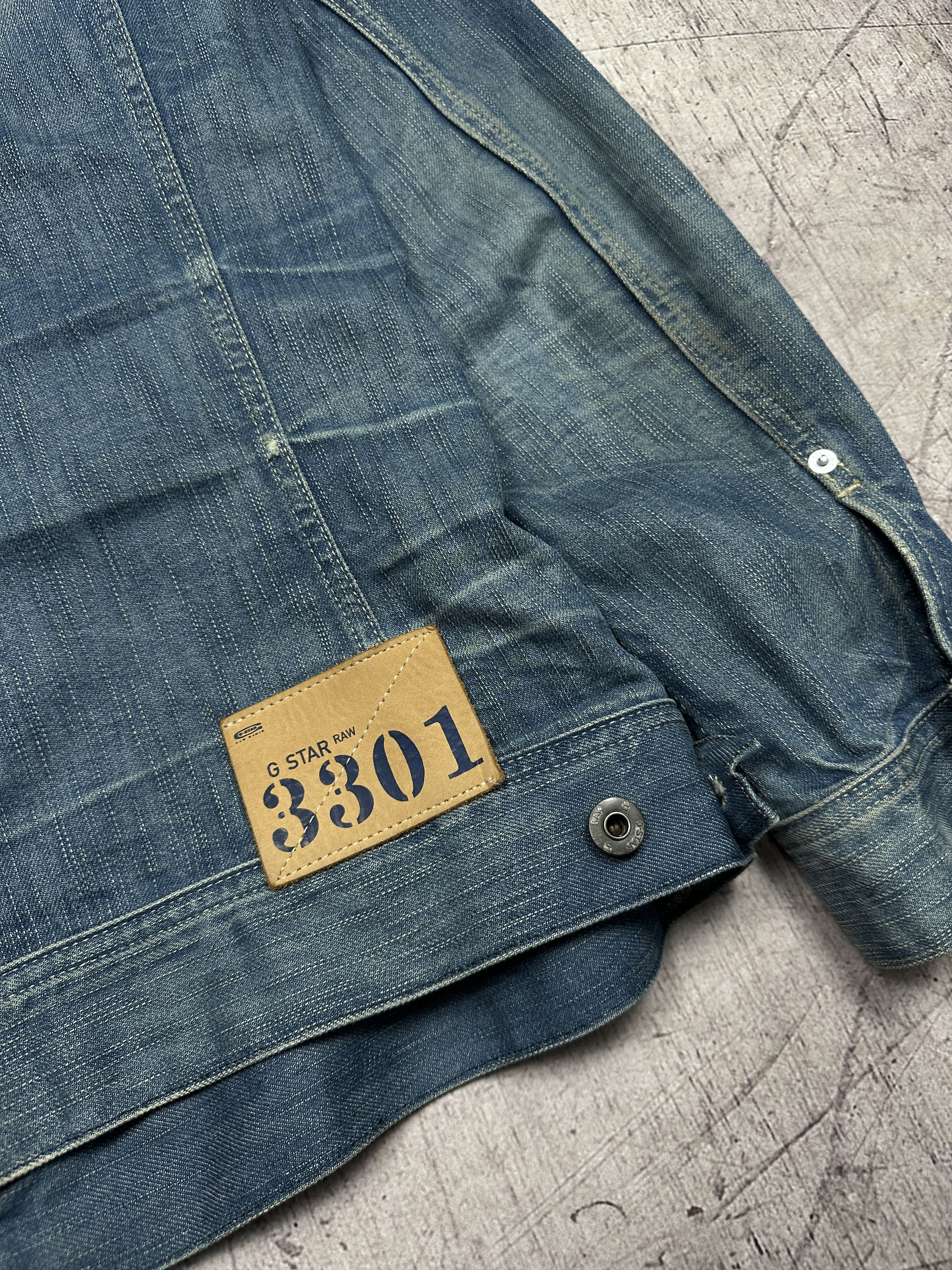 G-Star G Star Raw Vintage Mens Slim Tailor Denim Jacket Size US XL / EU 56 / 4 - 9 Thumbnail