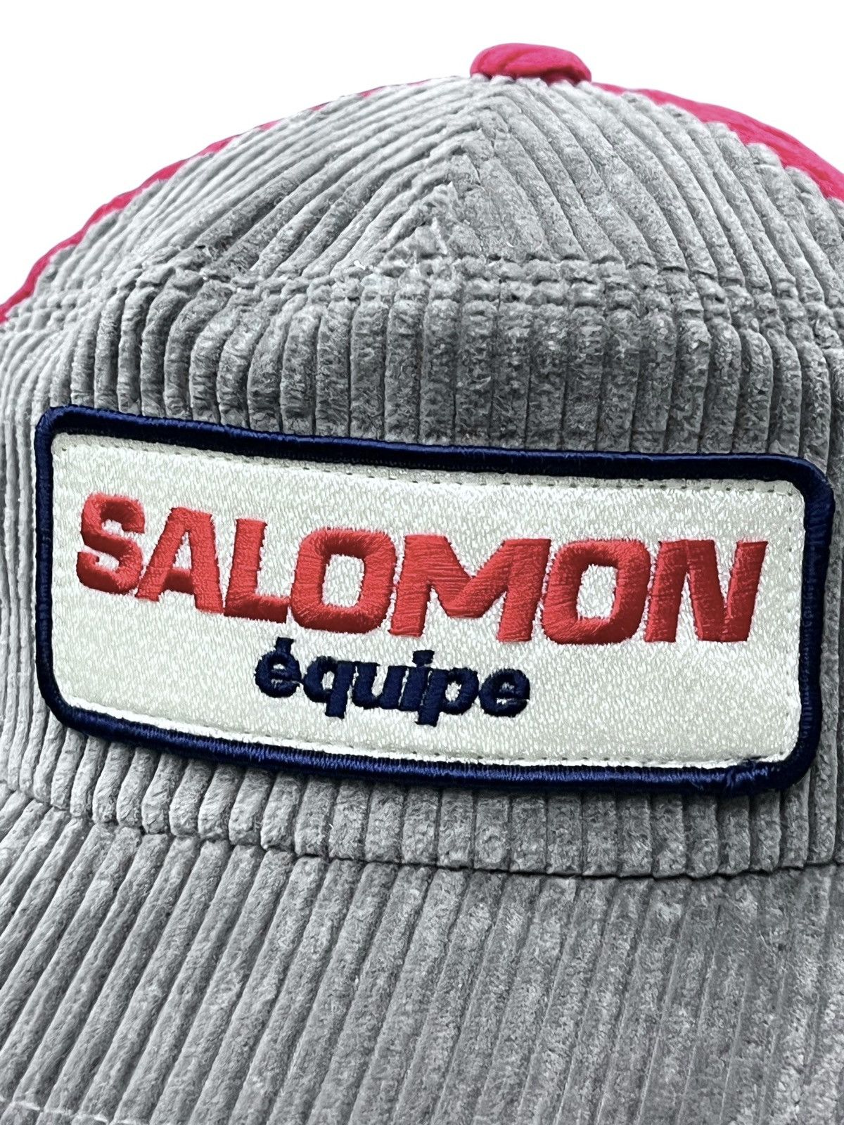 Salomon 🔥RARE💥 90s SALOMON Équipe Corduroy Ear Flap Cap Japan Size ONE SIZE - 2 Thumbnail
