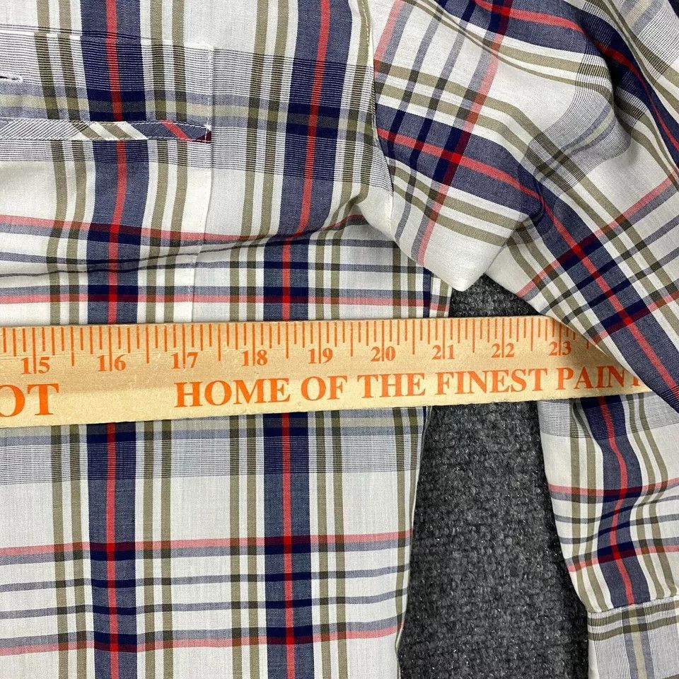 Other TJW By Mervyn's Button Up Shirt Women's Size 10 Cotton Plaid Size L / US 10 / IT 46 - 5 Thumbnail
