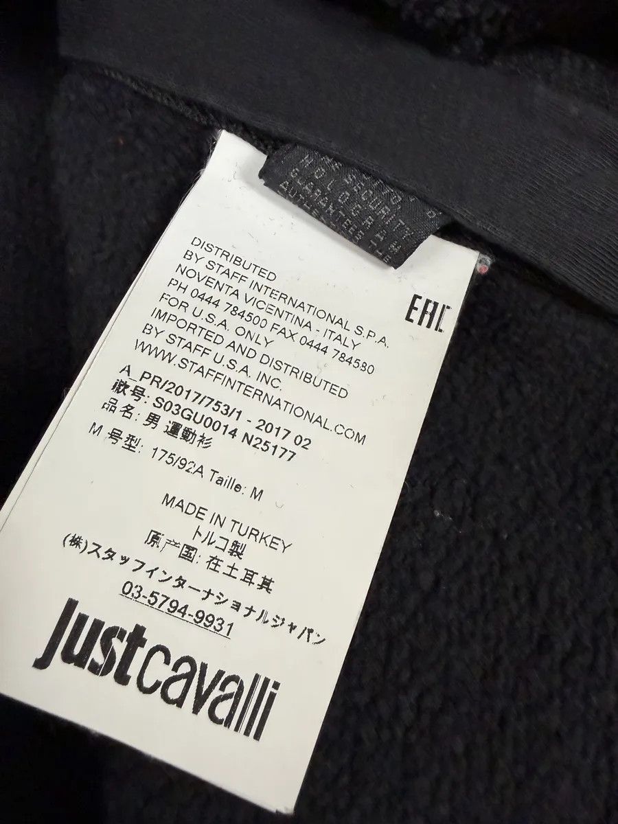Just Cavalli AW2017 Cavalli Black Bird Zip Hoodie Size US M / EU 48-50 / 2 - 6 Thumbnail
