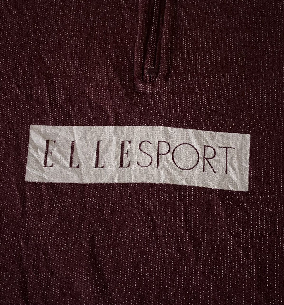Japanese Brand × Vintage ELLE SPORT Half Zipper Sweatshirt Size US L / EU 52-54 / 3 - 3 Thumbnail