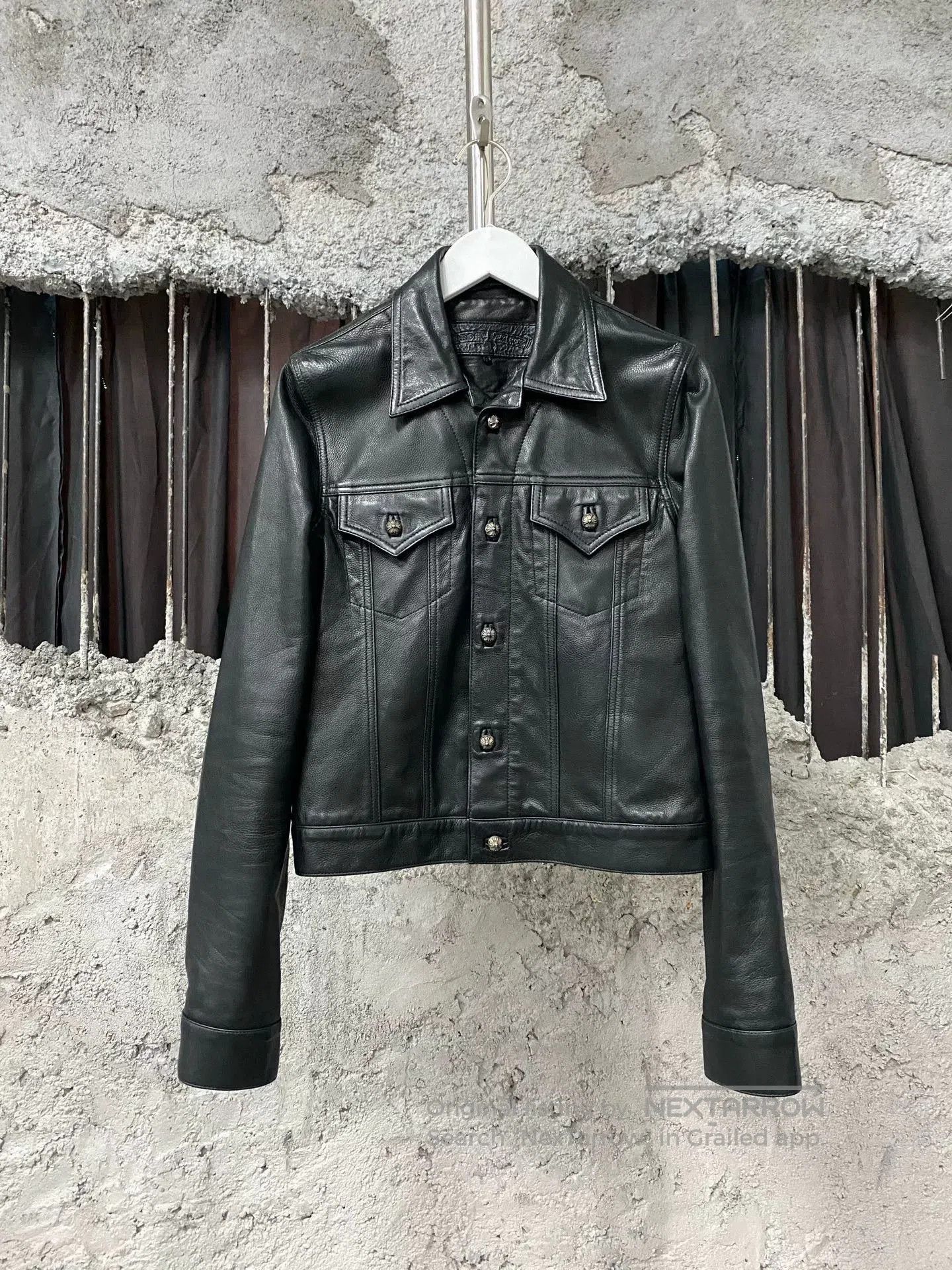 Chrome Hearts chrome hearts black leather jacket size s. Size US S / EU 44-46 / 1 - 1 Thumbnail