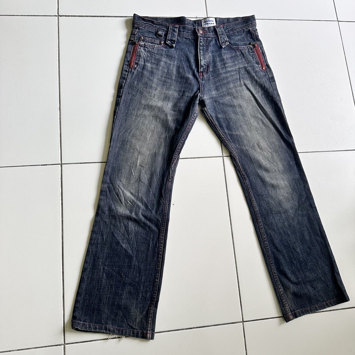 Denim & Supply Ralph Lauren × Japanese Brand Japanesse Blues Dress Blue Jeans Size US 34 / EU 50 - 2 Thumbnail