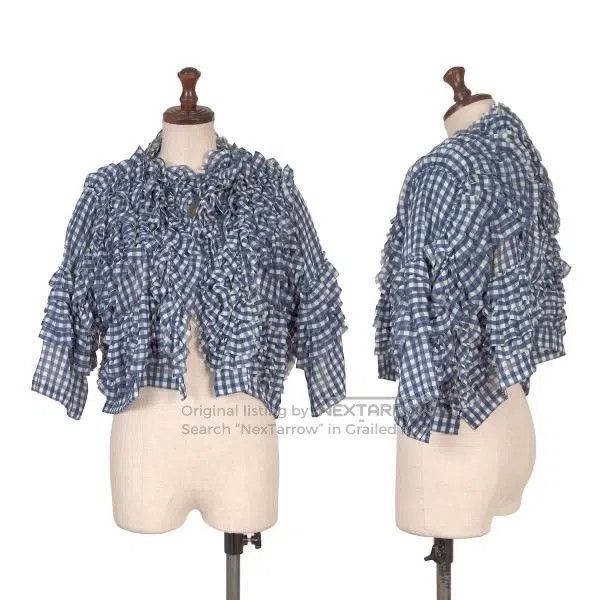 Comme des Garcons Comme Des Garcons Blue vintage lace design top Size S / US 4 / IT 40 - 1 Thumbnail
