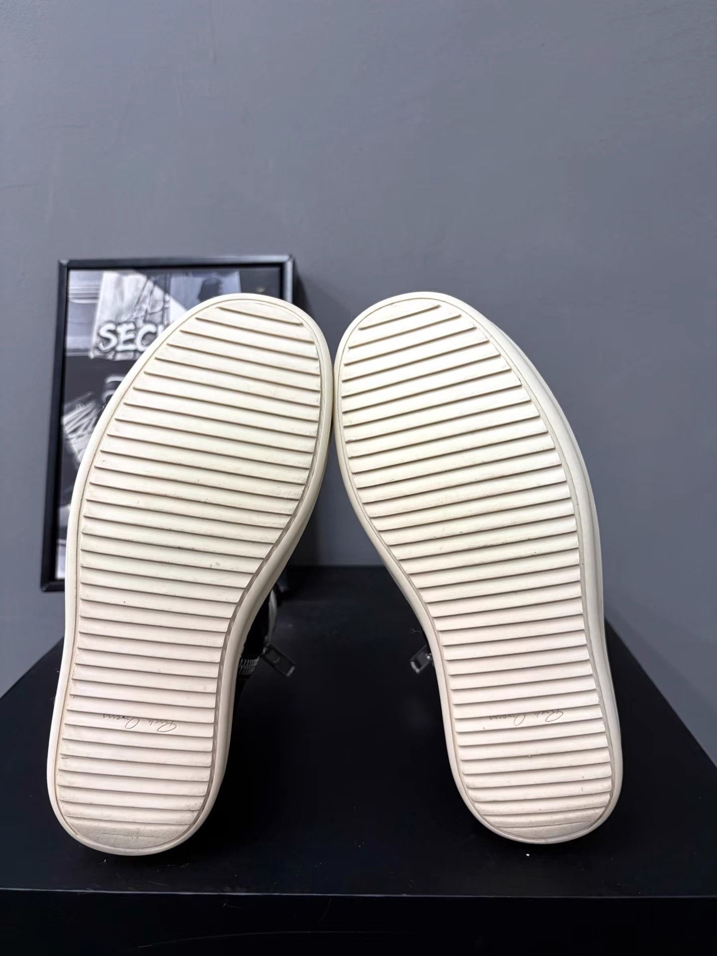 Rick Owens Rick Owens Patent Leather Triangle Sneakers K34 Size US 6 / IT 36 - 8 Thumbnail