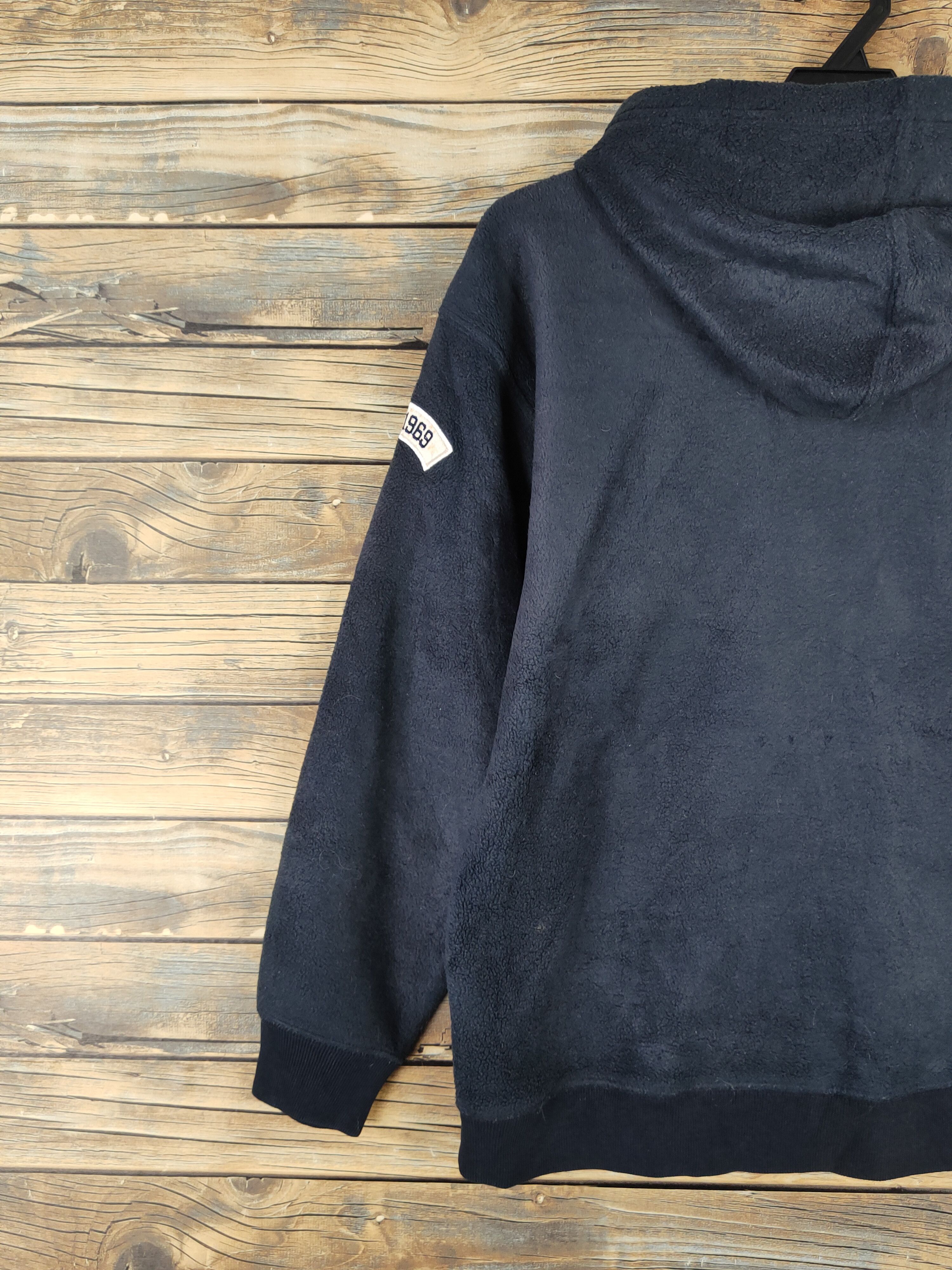 Gap × Vintage Gap for kids Navy Wool Hoodie Sweatshirts #W2142 Size XS / US 0-2 / IT 36-38 - 9 Thumbnail