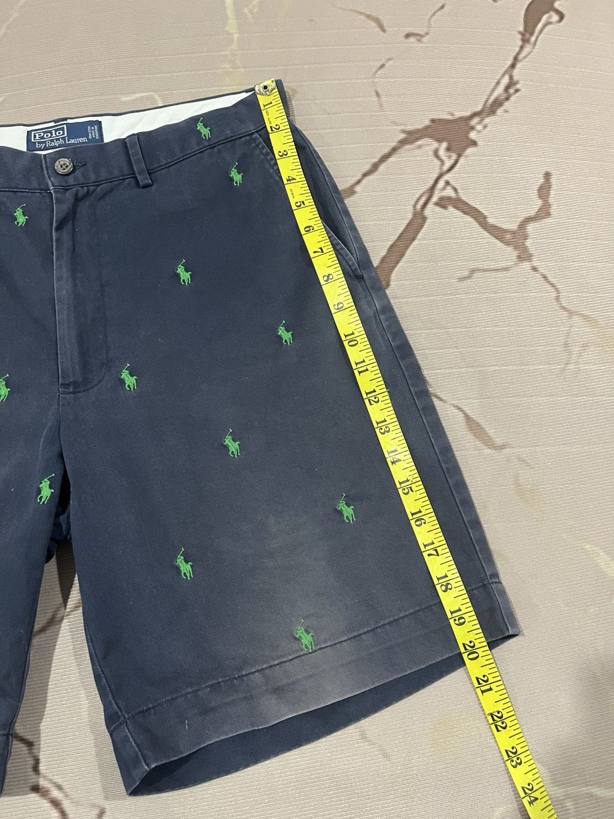 Polo Ralph Lauren Polo Ralph Lauren All Over Pony Shorts Navy 32 Rare Size US 32 / EU 48 - 10 Thumbnail