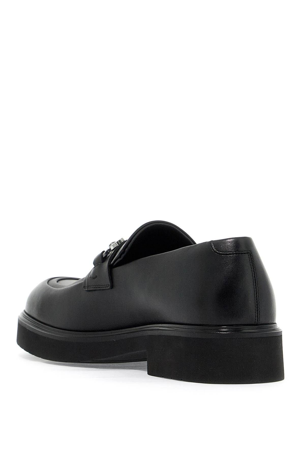 Salvatore Ferragamo o1s1rm0825 Gancini Ornament Loafers in Black Size US 10.5 / EU 43-44 - 2 Thumbnail