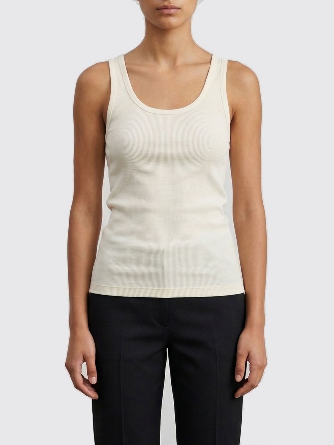 Saint Laurent Paris Saint Laurent T-Shirt Woman White Size L / US 10 / IT 46 - 1 Thumbnail