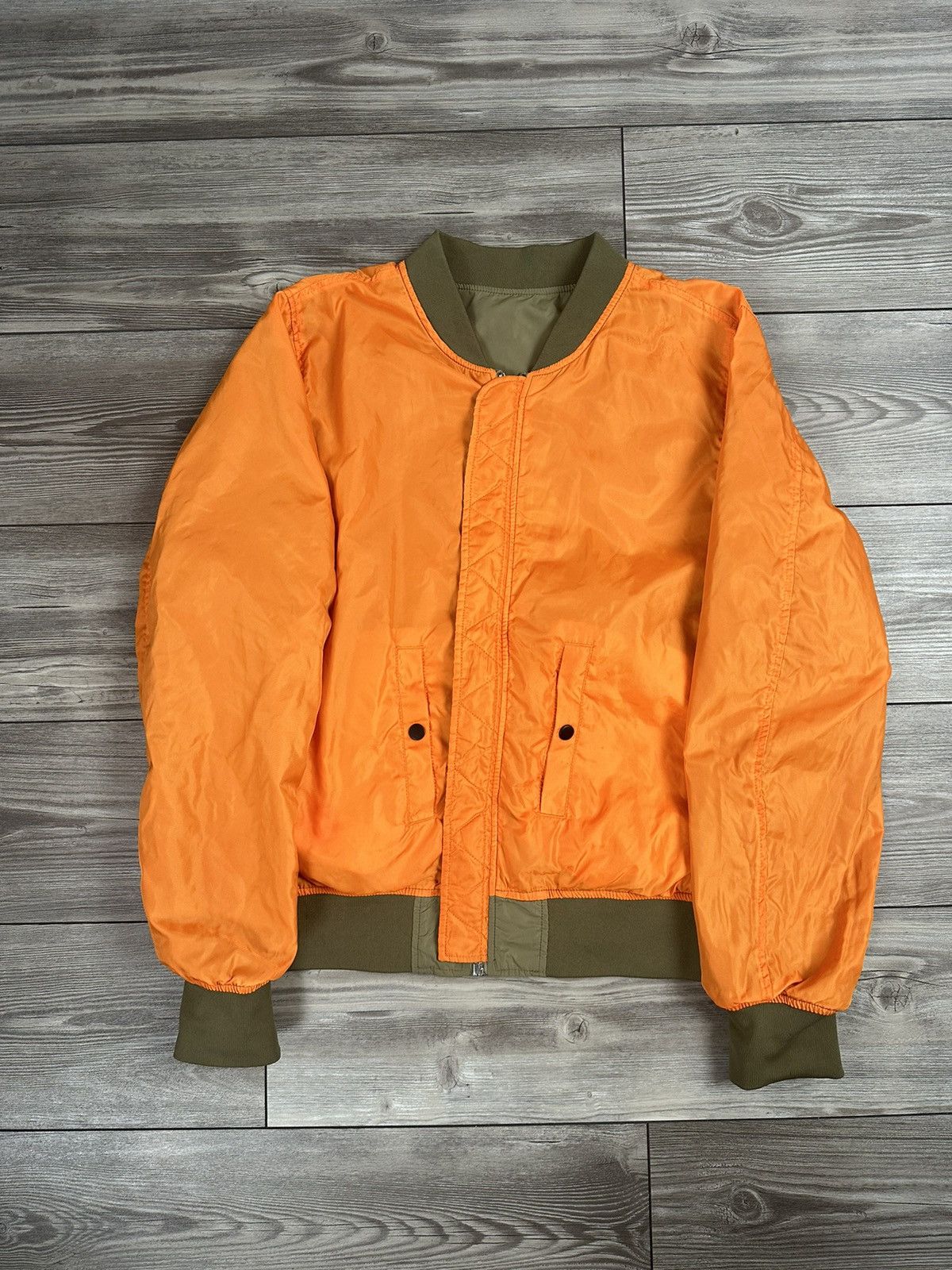 Alpha Industries Reversible Alpha Industries Bomber Jacket Size US XL / EU 56 / 4 - 3 Thumbnail
