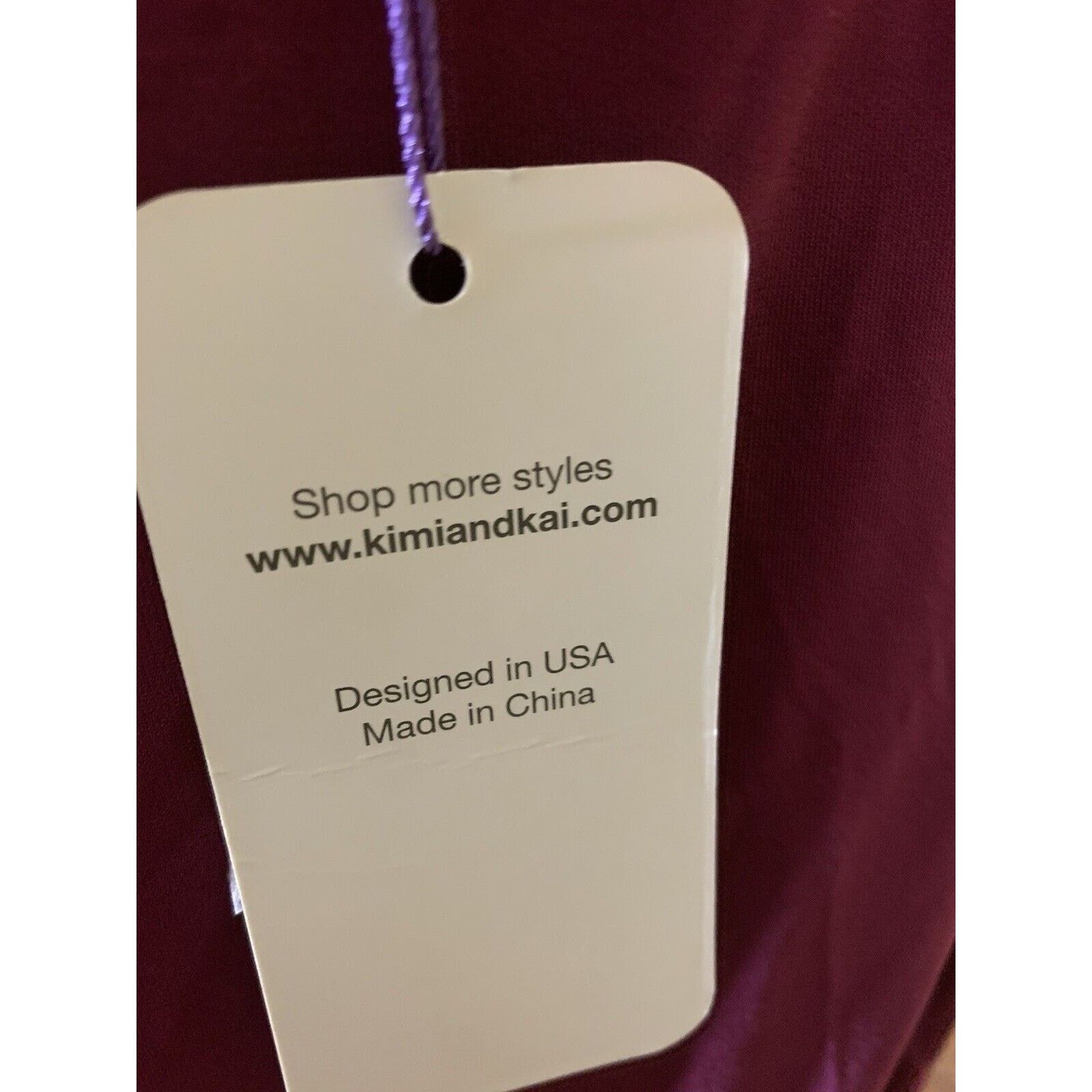 Other NWT Kimi + Kai Maternity Dress | Burgundy S Size S / US 4 / IT 40 - 4 Thumbnail