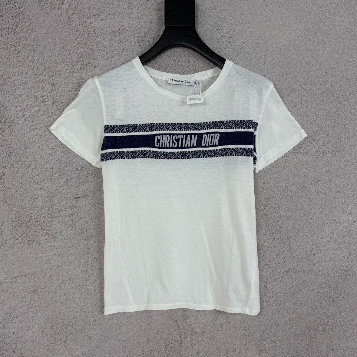 Dior Dior Retro Striped White T-Shirt xs Men Size US XS / EU 42 / 0 - 1 Thumbnail