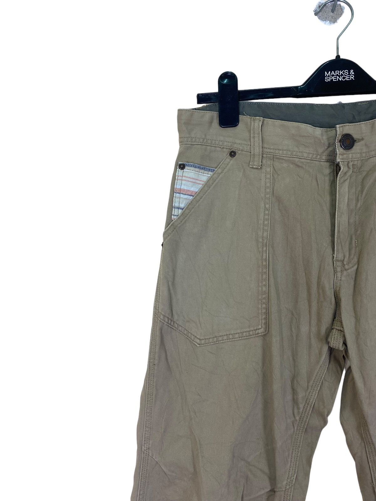 Japanese Brand Japanese Brand No Leash Bush Patchwork Pants Size US 33 - 2 Thumbnail
