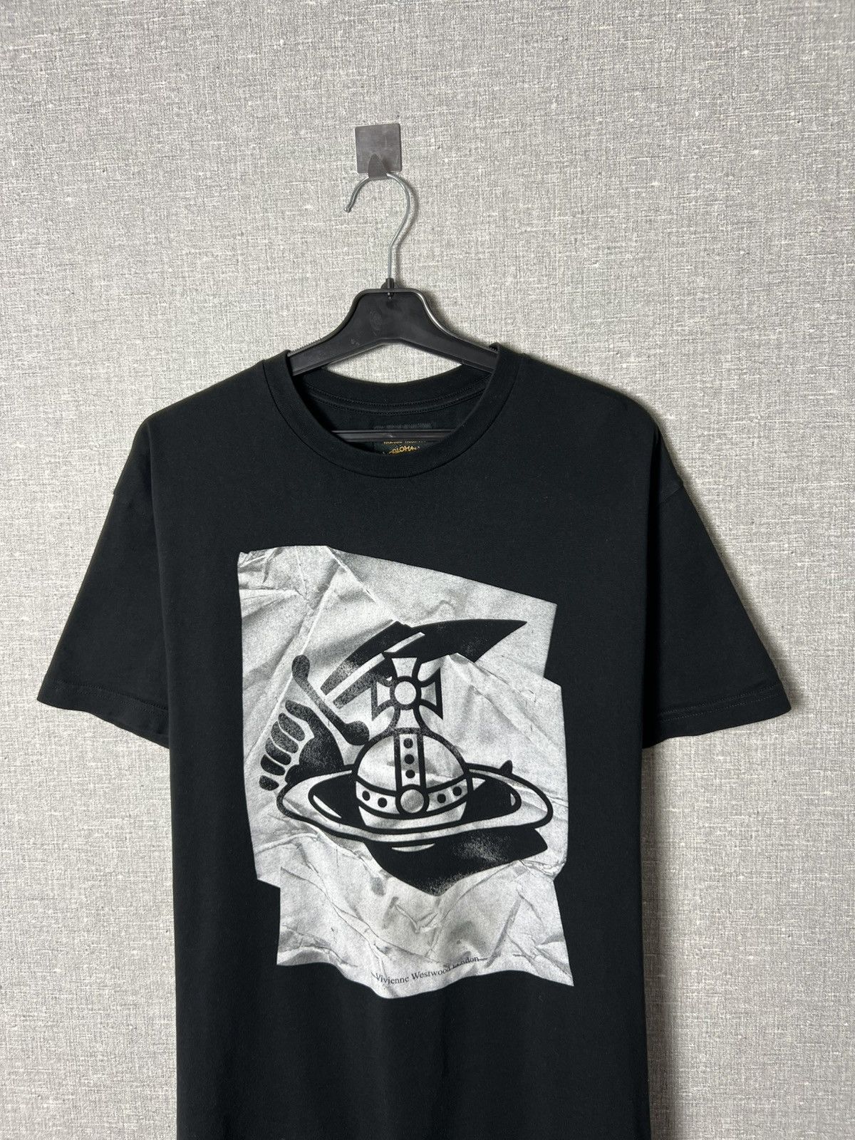 Vivienne Westwood Vivienne Westwood x Anglomania CHAOS Big Logo Orb Tee Size L Size US L / EU 52-54 / 3 - 2 Thumbnail