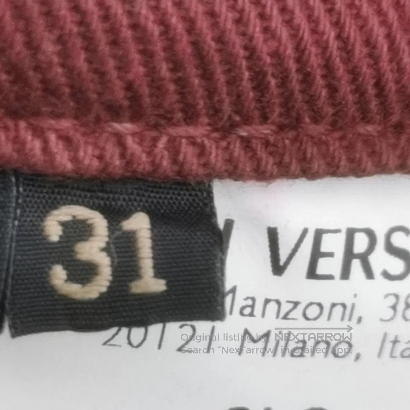 Versace Versace Cotton Solid Color Pants S/31. Size US 31 - 5 Thumbnail