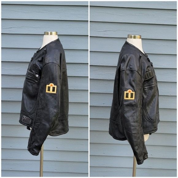 Other ICON Motorhead Asphalt Technologies Black Motorcycle Jacket Size US XL / EU 56 / 4 - 2 Thumbnail
