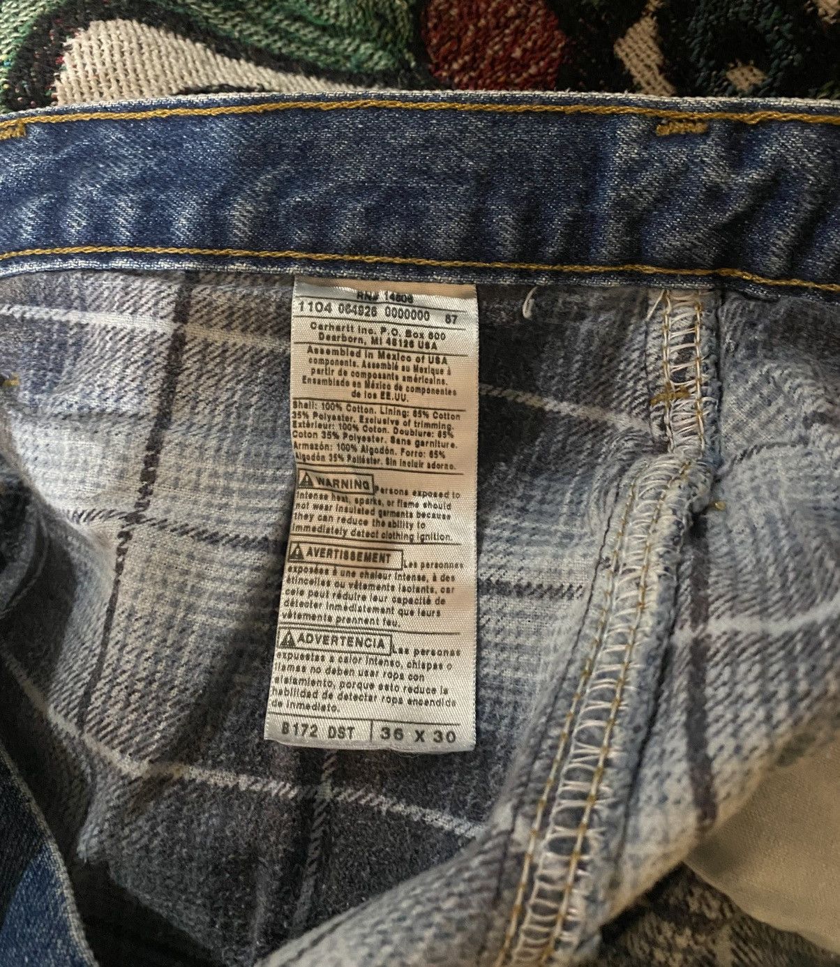 Carhartt CARHARTT DENIM JEANS Size US 36 / EU 52 - 5 Thumbnail
