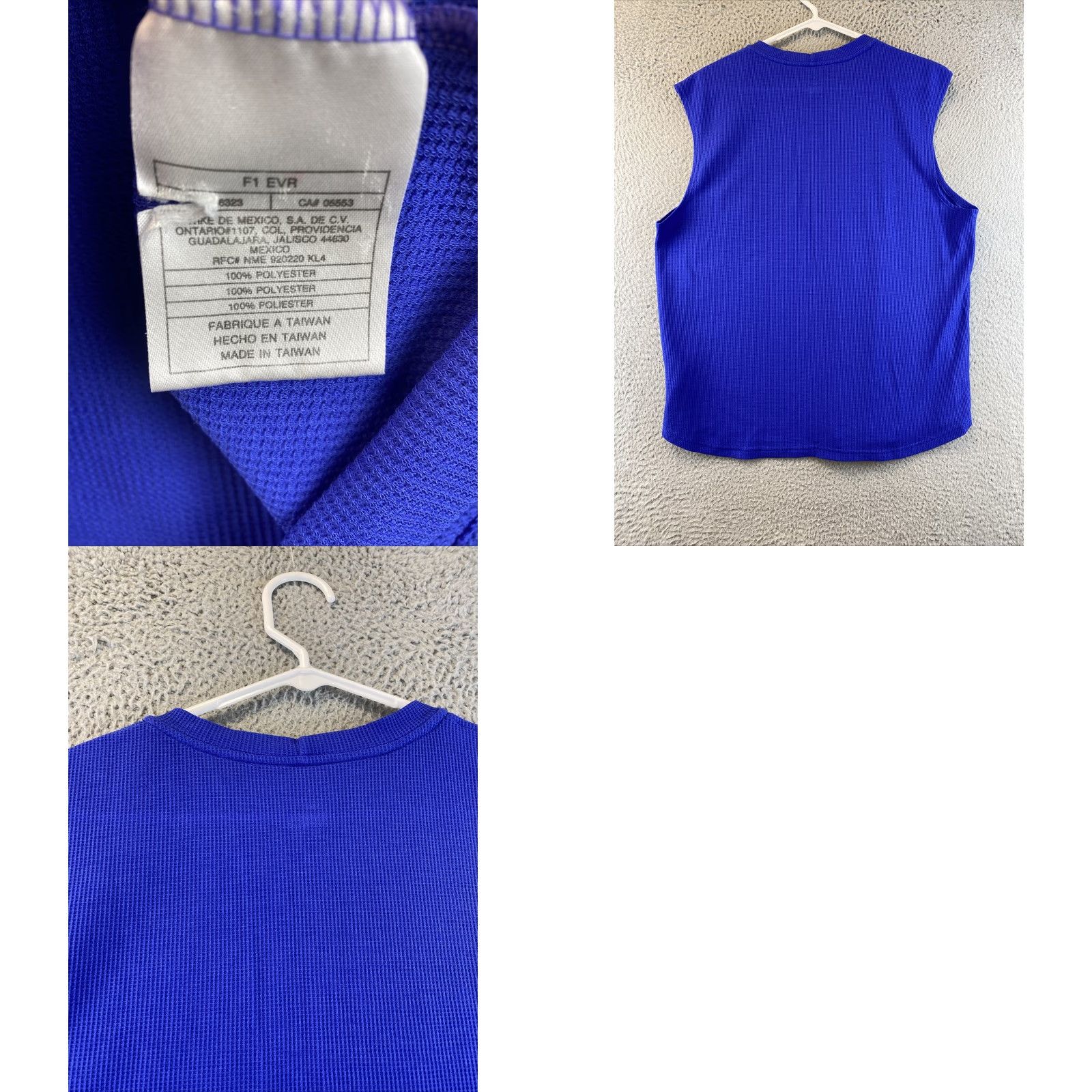Nike Nike Dri-Fit Tank Shirt Mens L Blue Sleeveless Moisture Wicking Crew Neck Activewear Running & Jogging Size US L / EU 52-54 / 3 - 8 Thumbnail