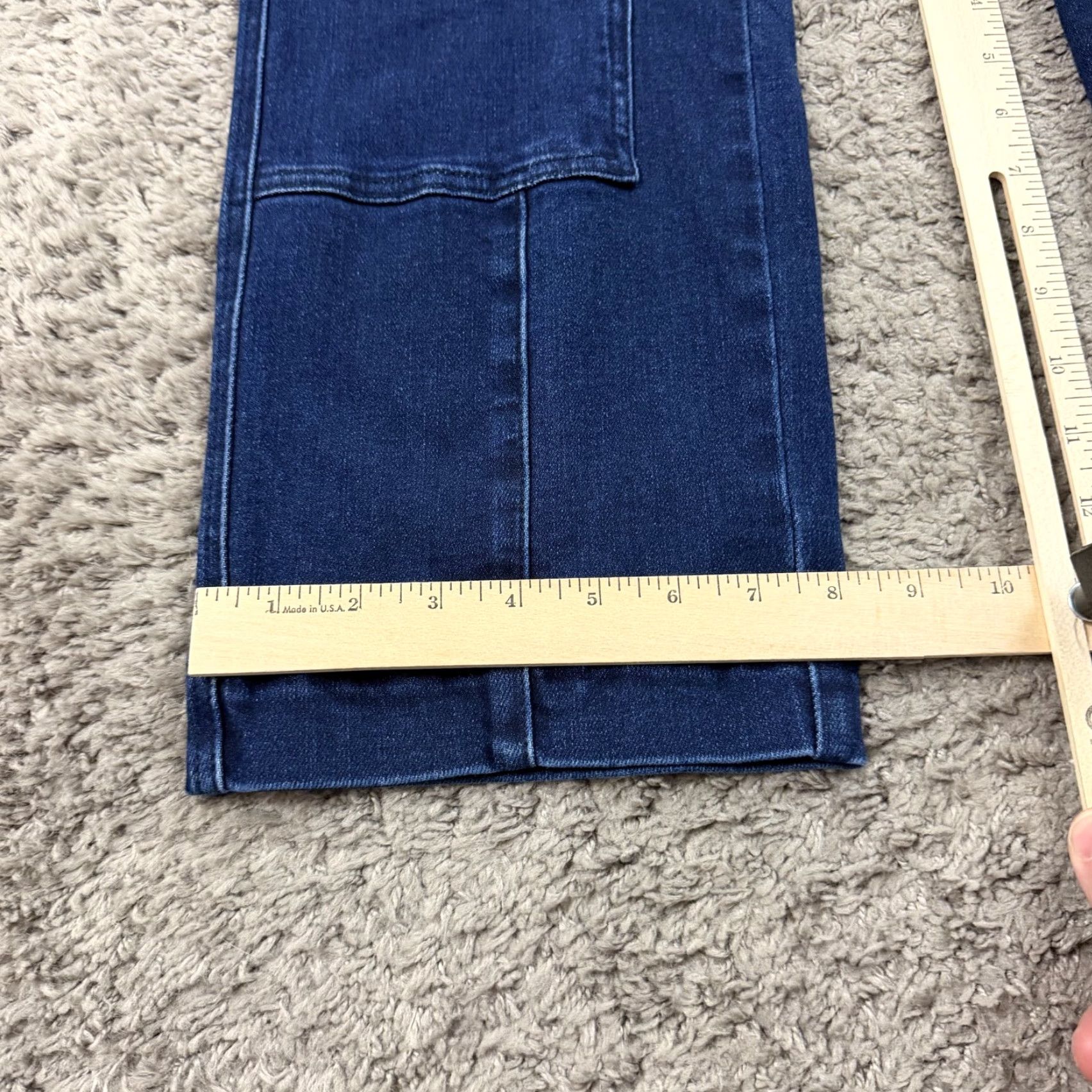 Vintage Judy Blue Jeans Women 32 Straight High Rise Dark Wash 32x29 Denim Size 24" / US 00 / IT 34 - 7 Thumbnail