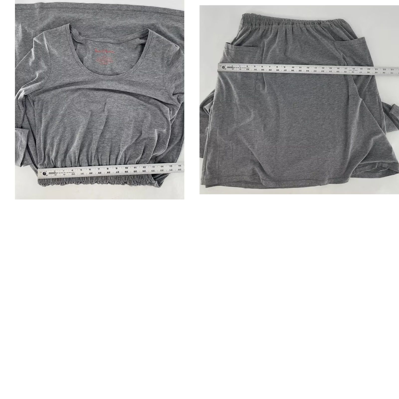 Vintage Love Hanna Women's Gray Shirt Dress Size Small Cinched Waist Peru Size S / US 4 / IT 40 - 8 Thumbnail