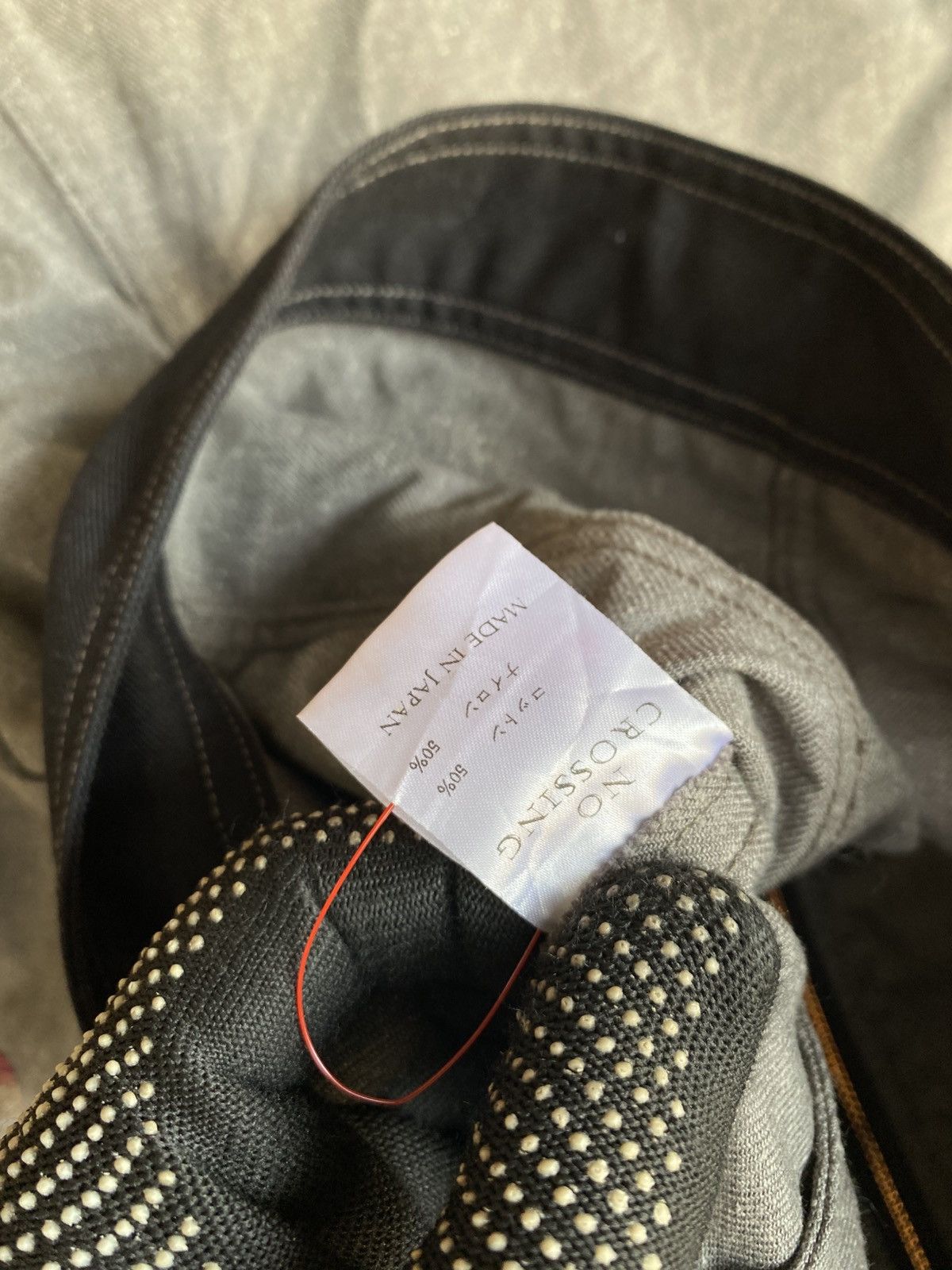 Japanese Brand NO CROSSING Japan Made Workwear Jacket – Grey & Black Zip Size US S / EU 44-46 / 1 - 12 Thumbnail
