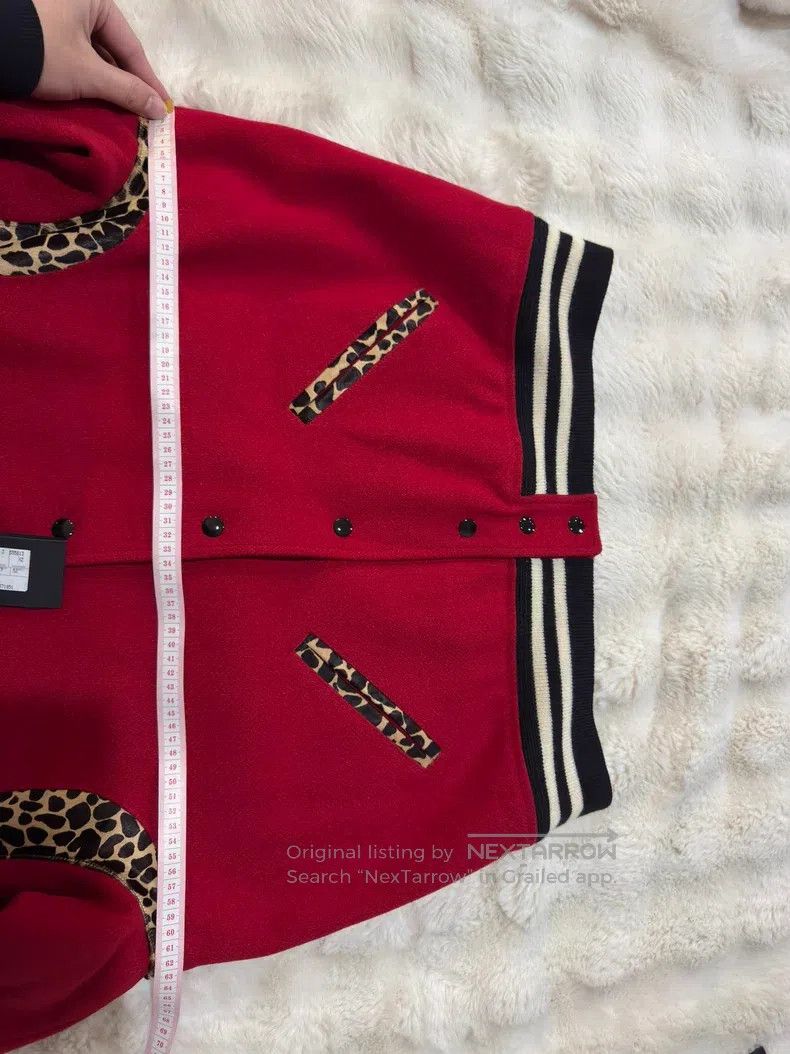 Saint Laurent Paris Saint Laurent Paris Original Red Panther Print Baseball Ja Size US L / EU 52-54 / 3 - 8 Thumbnail