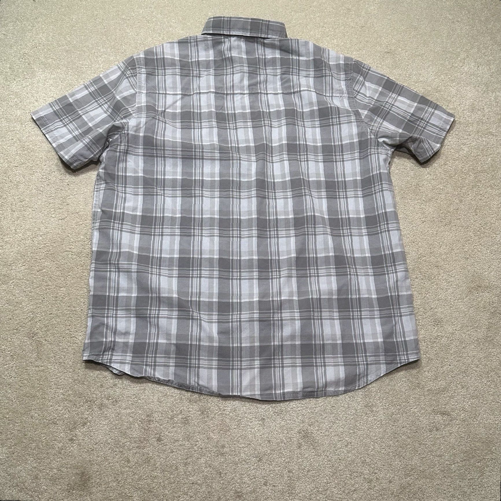 Vintage 5.11 Tactical Snap Up Shirt Mens L Gray Plaid Button-Up Short Sleeve Size US L / EU 52-54 / 3 - 3 Thumbnail