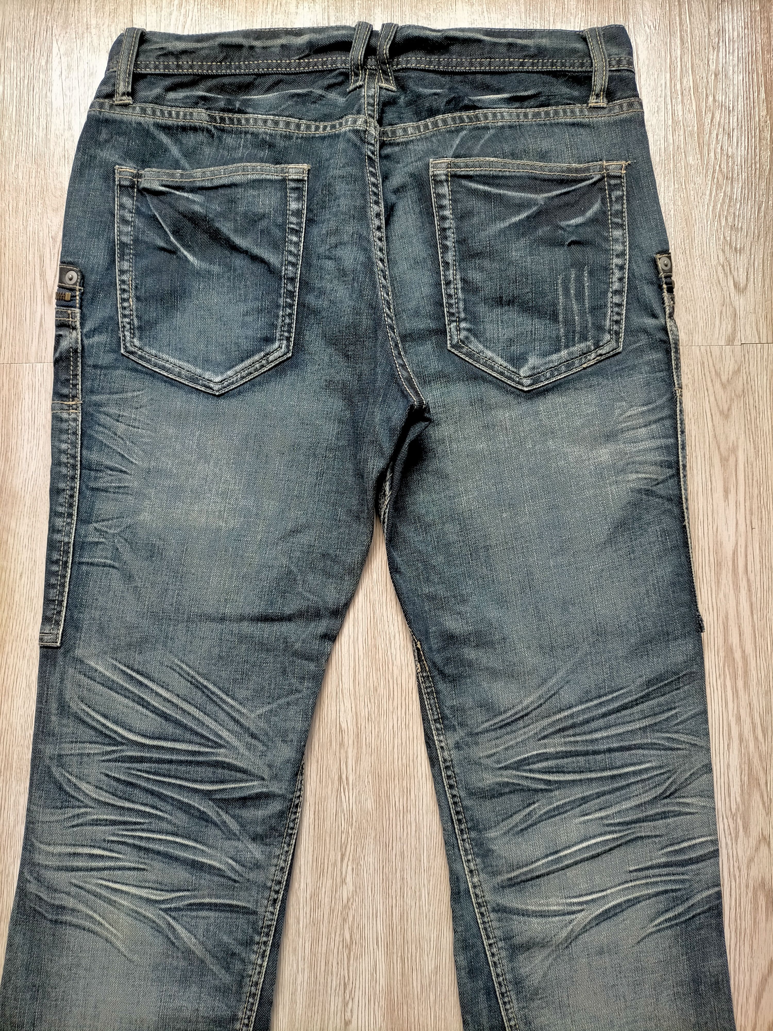 If Six Was Nine Flare Jeans Michel Klein Japan Boot cut Denim Size US 32 / EU 48 - 9 Thumbnail