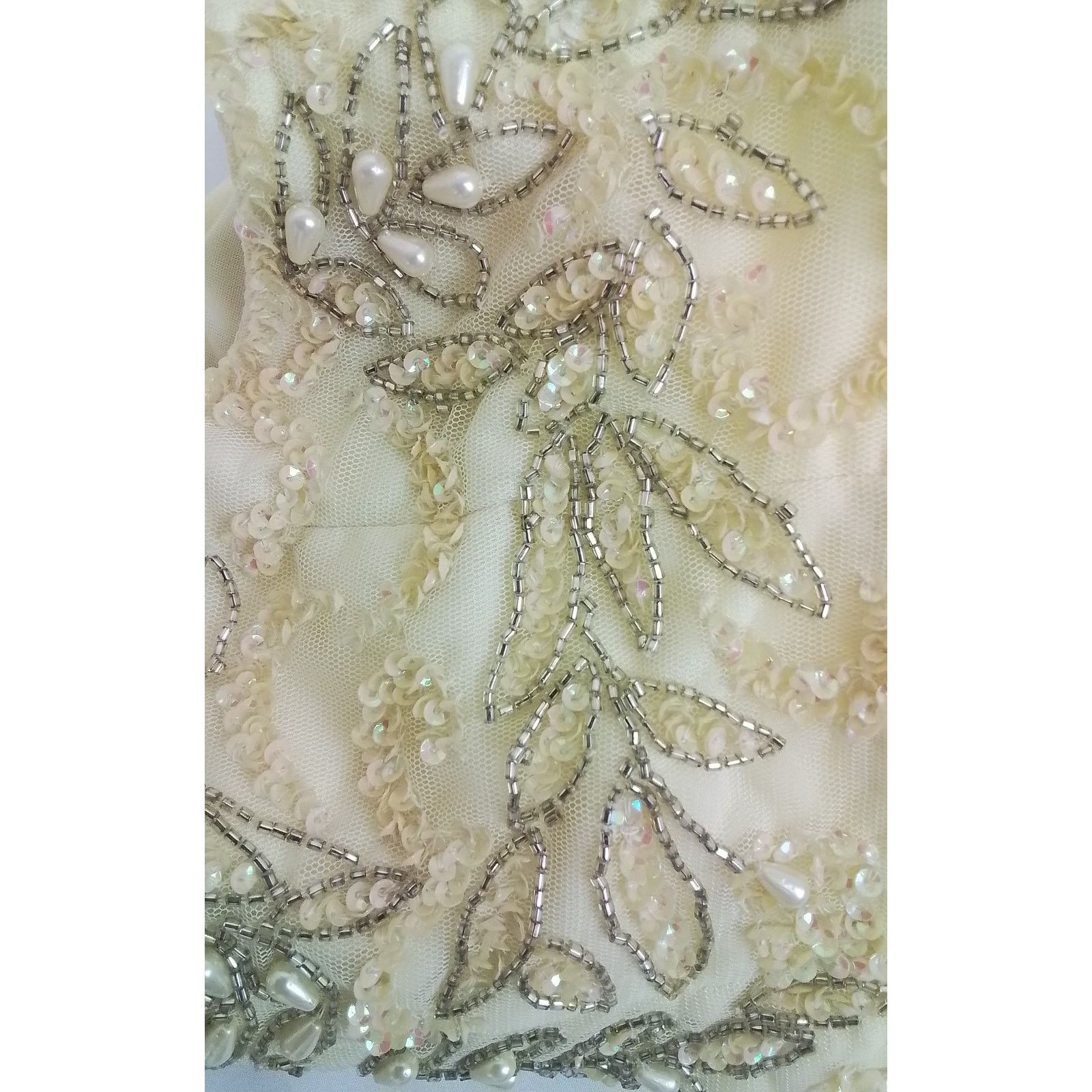 Other Sherri Hill Beaded 2 Piece Women's 4 Yellow Top + Maxi Skirt Size S / US 4 / IT 40 - 11 Thumbnail