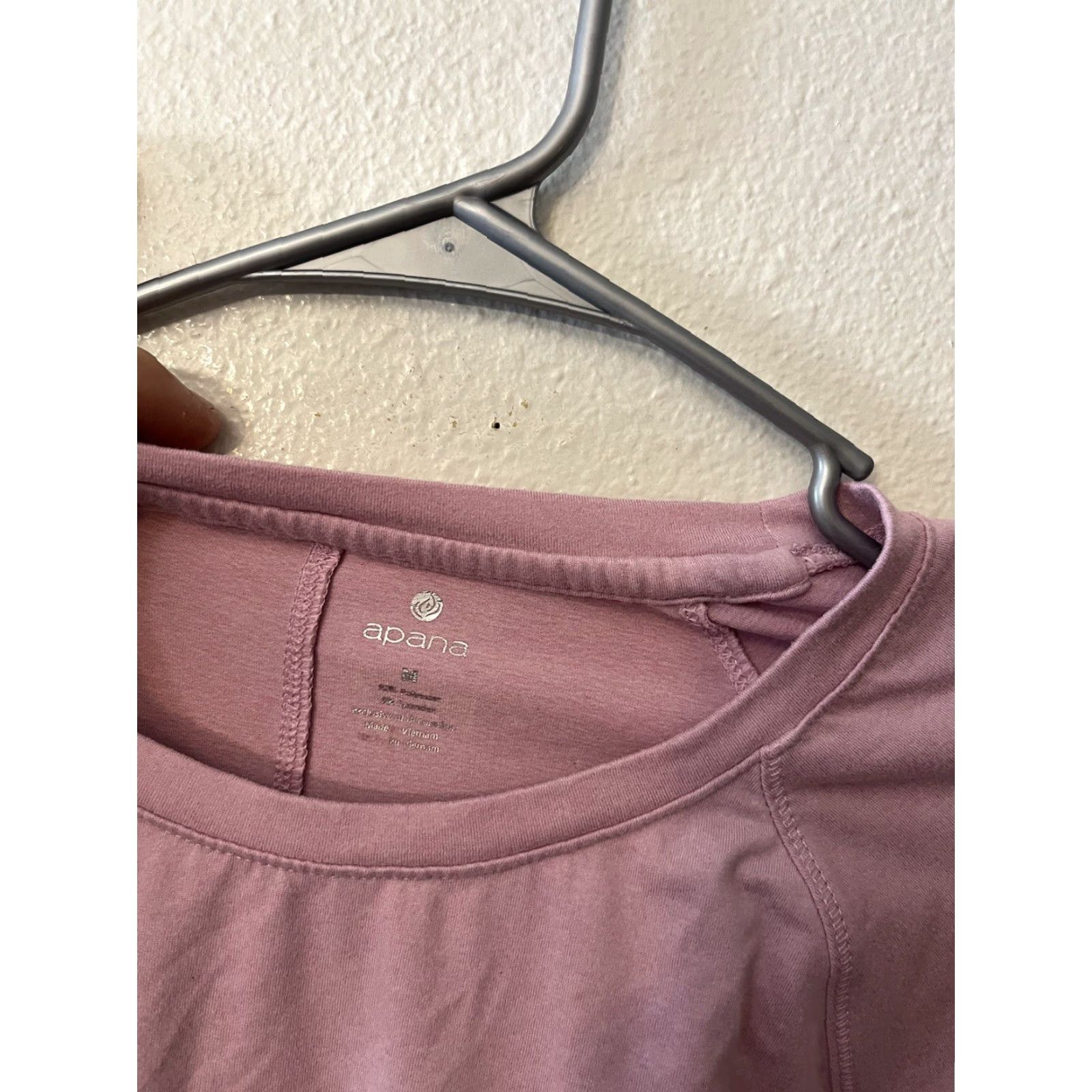 Vintage Women's Apana Pink Athletic Long Sleeve Knit Top M Crew Neck Pullover Shirt Women Size M / US 6-8 / IT 42-44 - 3 Thumbnail