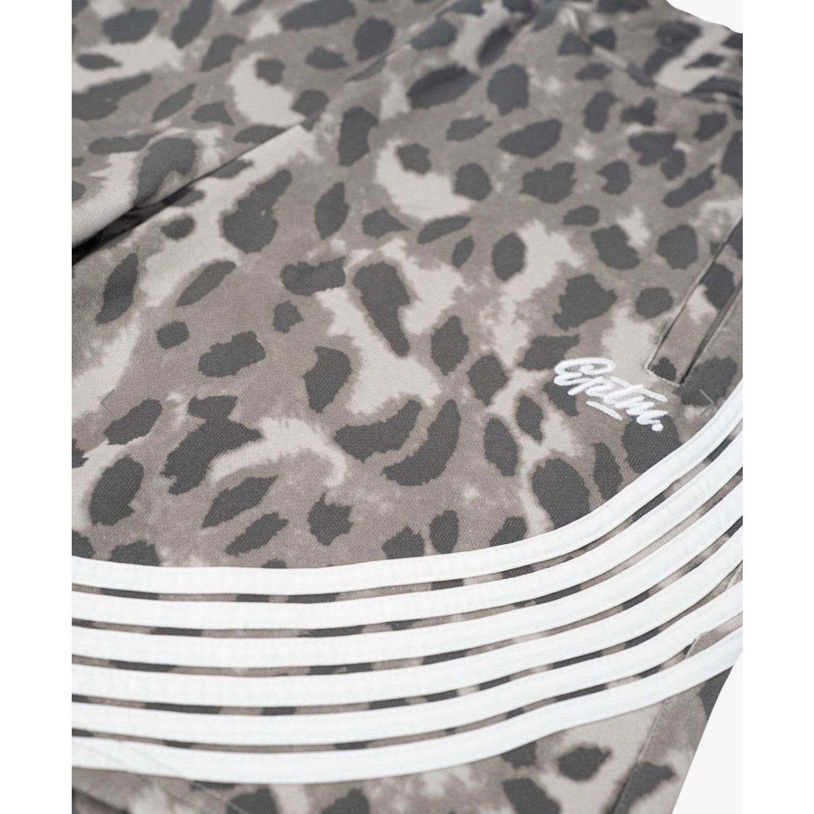 EPTM. EPTM Gray Leopard Print Stripe Shorts Streetwear Size M NWT Size US 32 / EU 48 - 5 Thumbnail