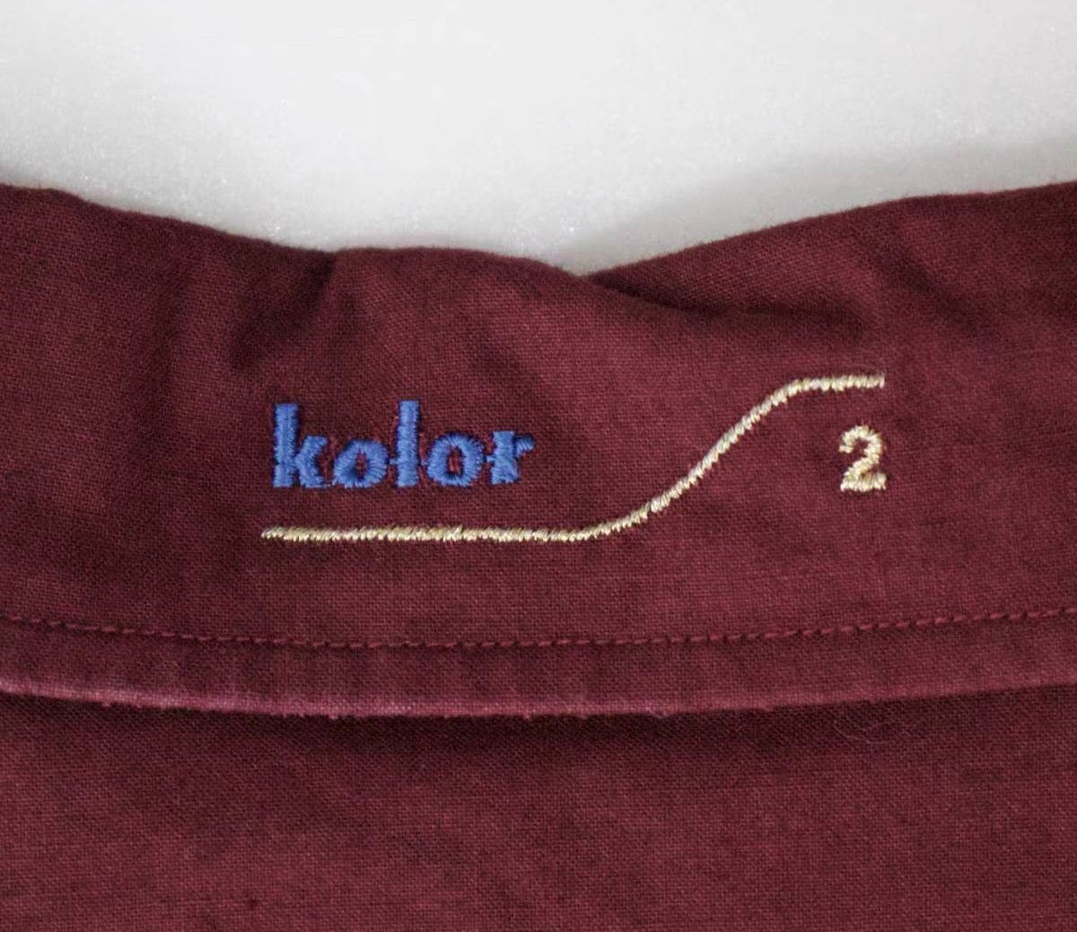 Kolor kolor High-Street Oxford Short Sleeve Shirt K11 Size US M / EU 48-50 / 2 - 5 Thumbnail