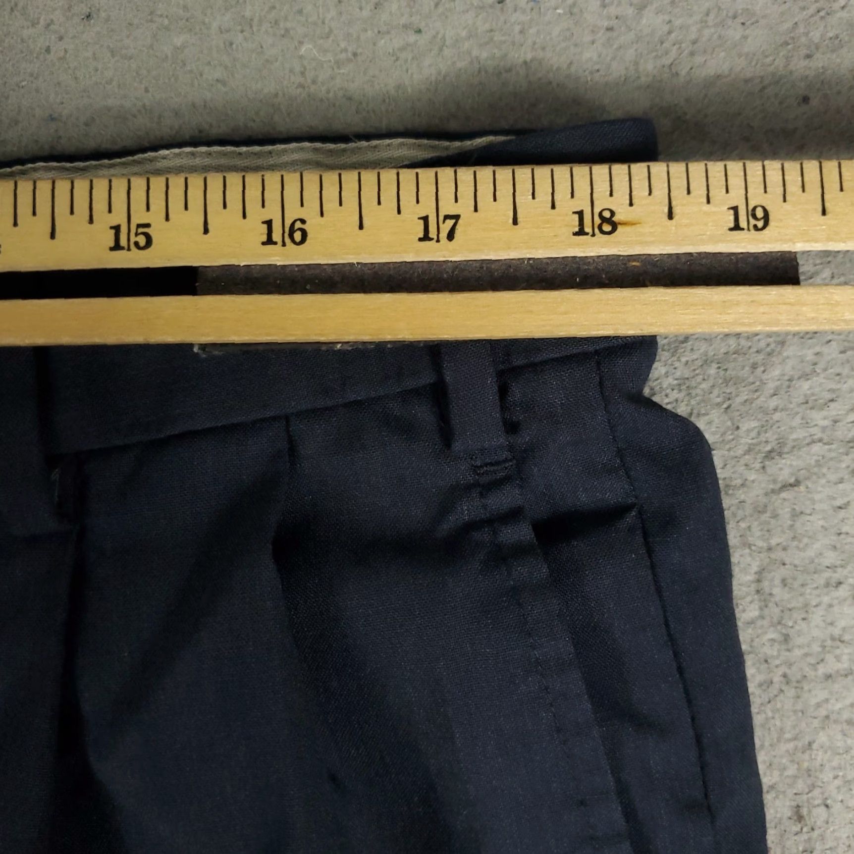 Zanella Zanella Pants Mens 40x32 Blue Pleated Cuffed Dress Slacks Trousers Chino Wool Regular Front Type Pleated Size US 40 / EU 56 - 4 Thumbnail