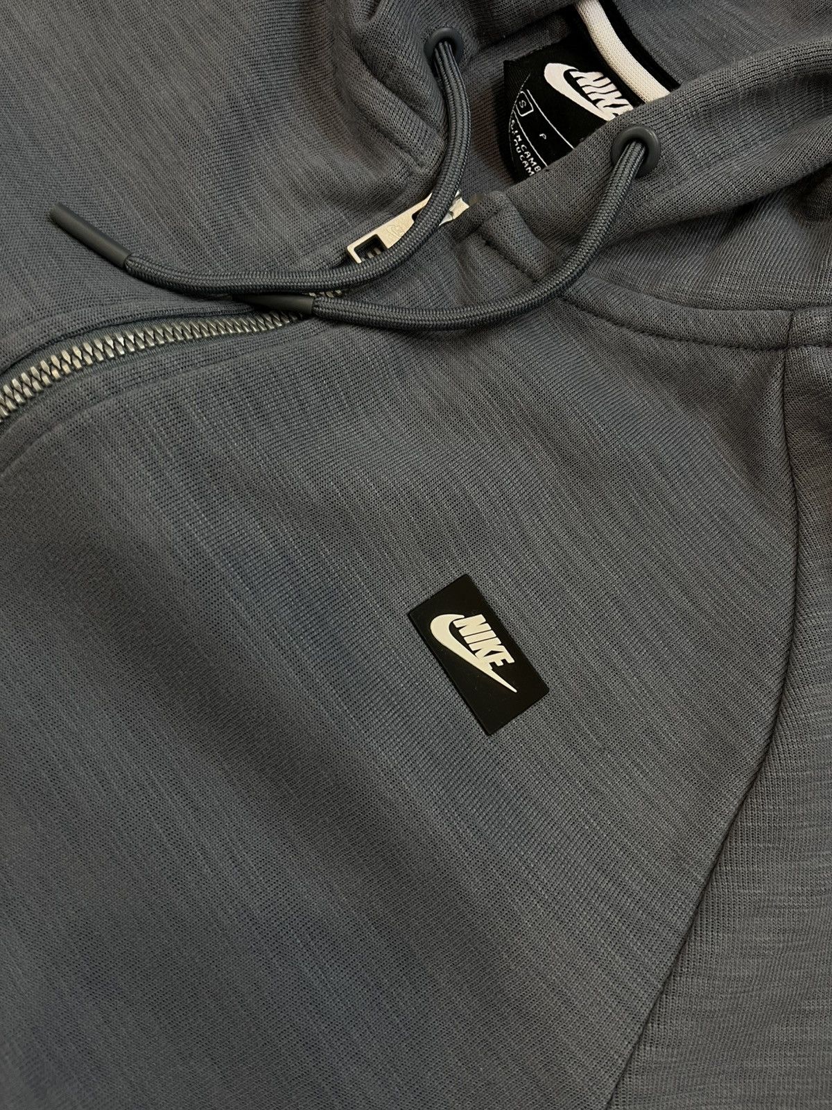 Nike × Vintage Nike Modern zip Hoodie blue minimalistic sweatshirt Size US S / EU 44-46 / 1 - 12 Thumbnail