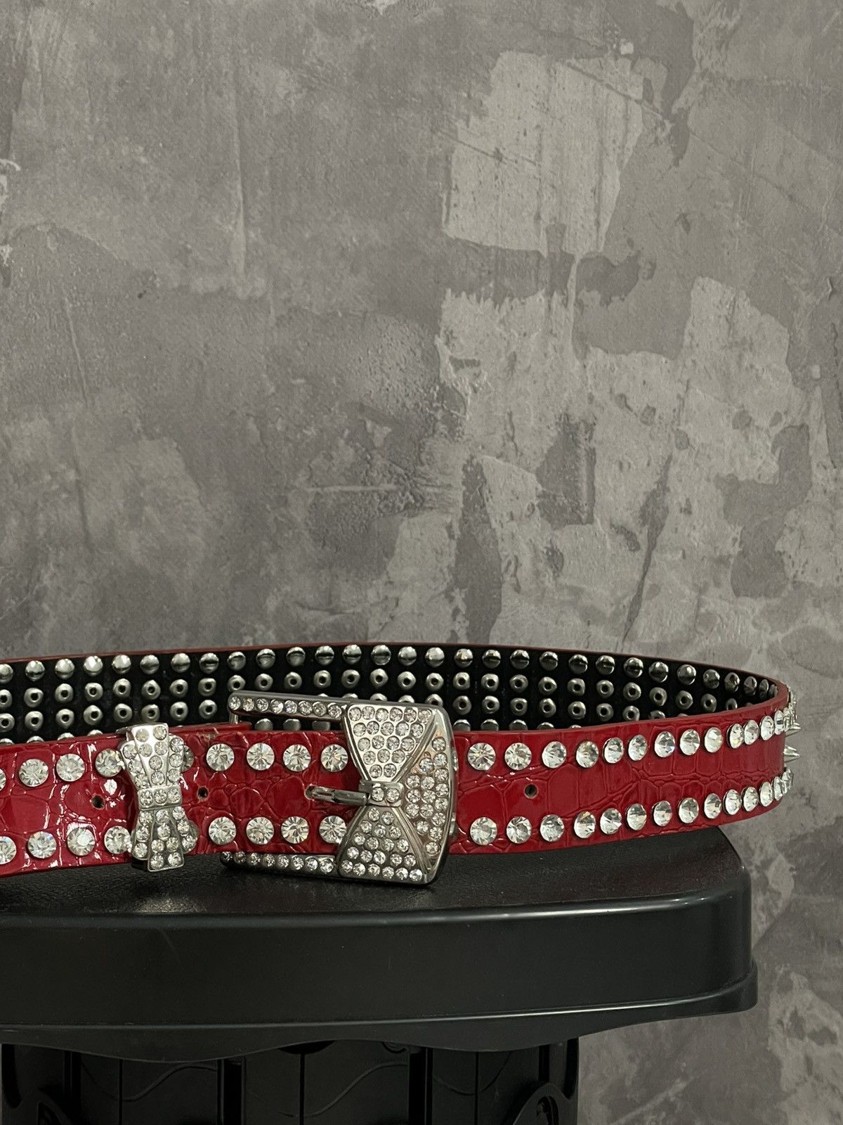 Hysteric Glamour Amazing Y2K Rhinestones BB Simon Style Belt Size ONE SIZE - 3 Thumbnail