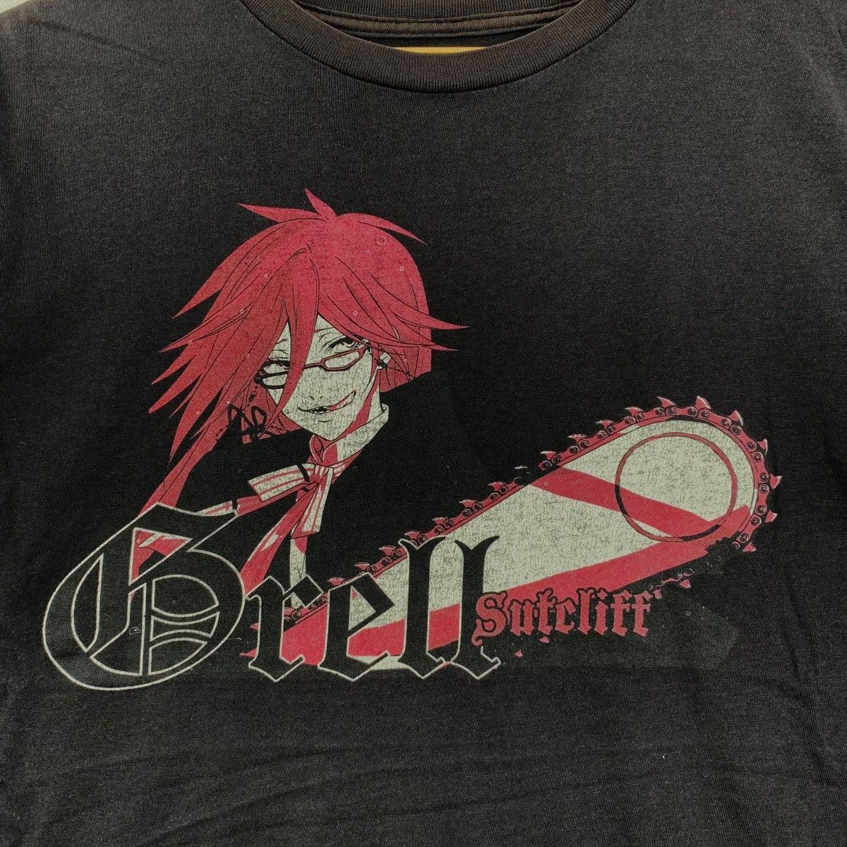 Japanese Brand BLACK BUTLER Japanese Anime Grell Sutcliff Sebastian T-Shirt Size US M / EU 48-50 / 2 - 3 Thumbnail