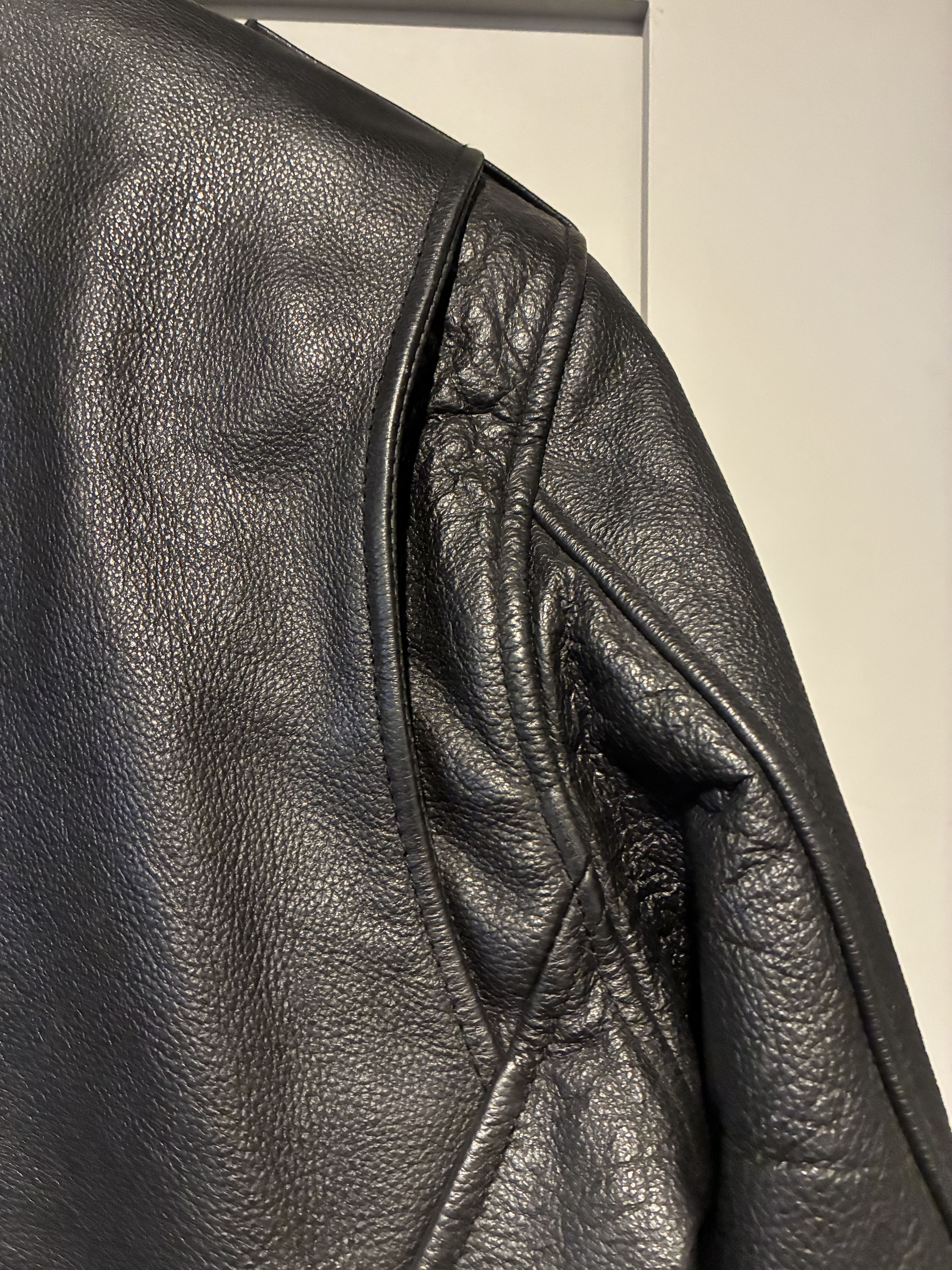Fmc FMC leather biker jacket classic 100% genuine leather Size US S / EU 44-46 / 1 - 8 Thumbnail