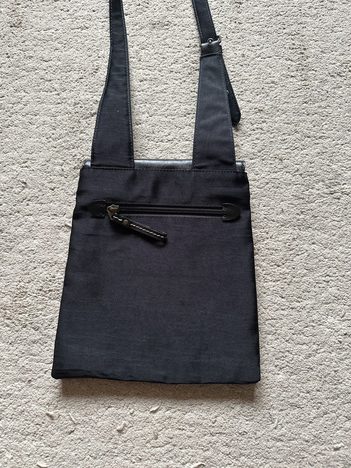 Comme des Garcons Homme Plus 1990s L’ALTOPIANO Nylon mix Leather Sling Bag/Crossbody Bag Size ONE SIZE - 5 Thumbnail