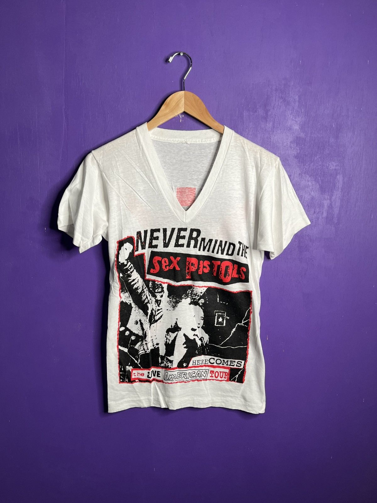 Vintage 80s Never mind The Sex Pistols band t-shirt