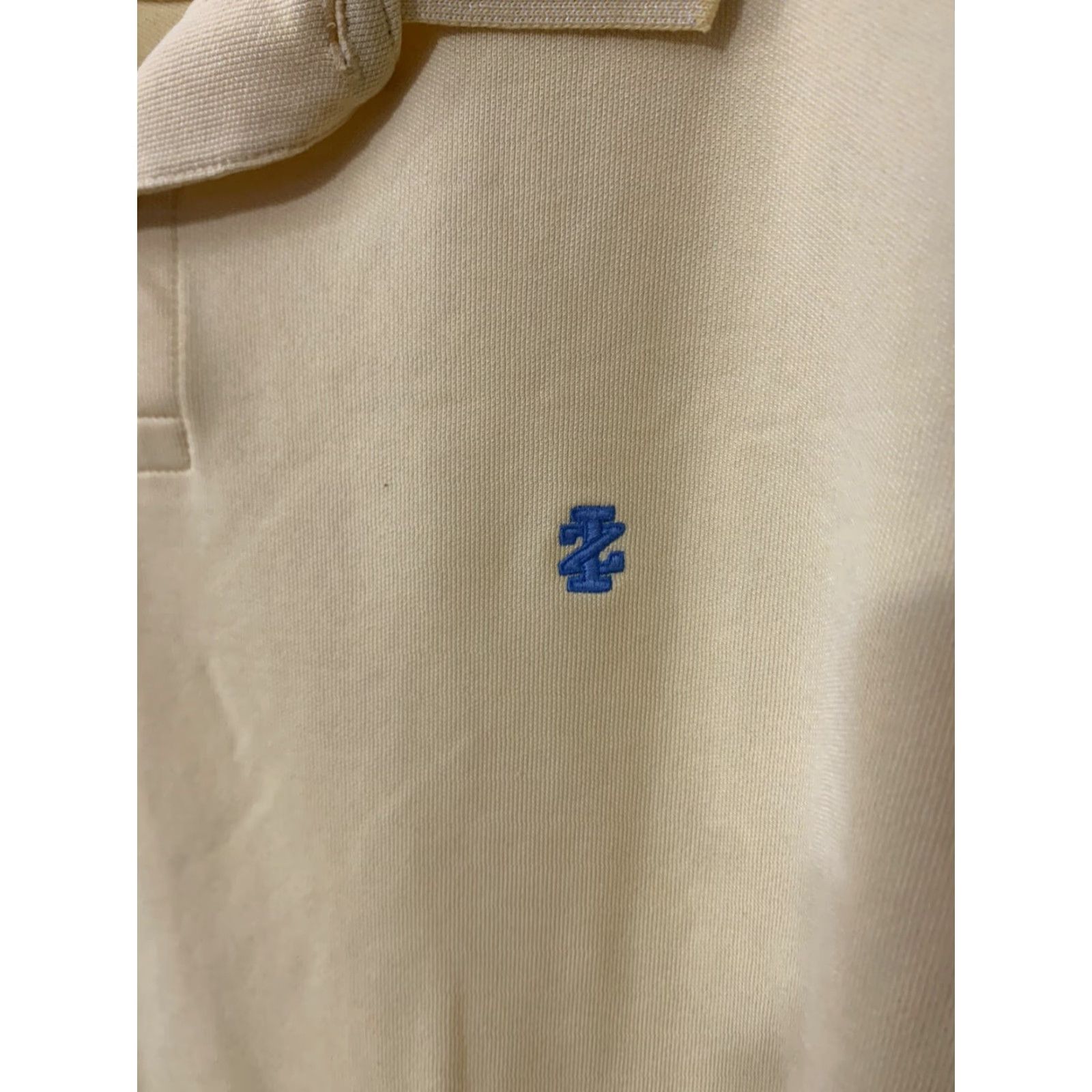 Izod IZOD Advantage Performance Stretch Men's Collared Yellow Sz XL Blue Logo Size US XL / EU 56 / 4 - 3 Thumbnail