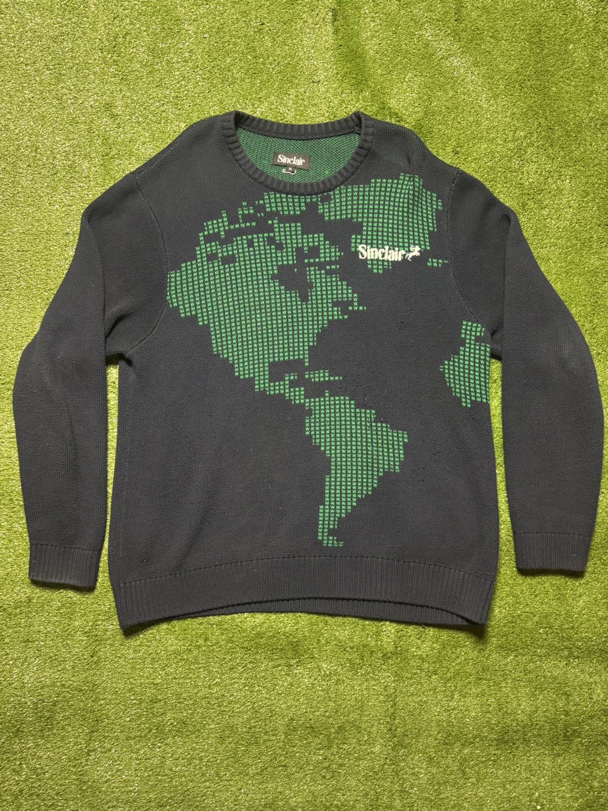 Sinclair Global Sinclair Global Intarsia Knit Sweater Size US XL / EU 56 / 4 - 1 Thumbnail
