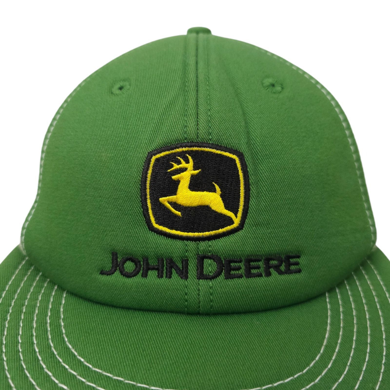 John Deere John Deere Mesh Back Snapback Cap Trucker Foam Panel Visor Size ONE SIZE - 9 Thumbnail
