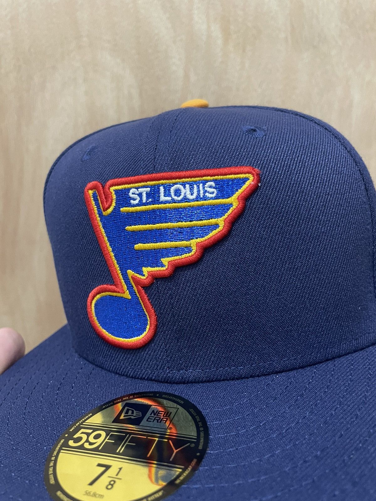 NHL × Vintage Topperz St. Louis blues 25 years size 7 1/8 new Size ONE SIZE - 3 Thumbnail