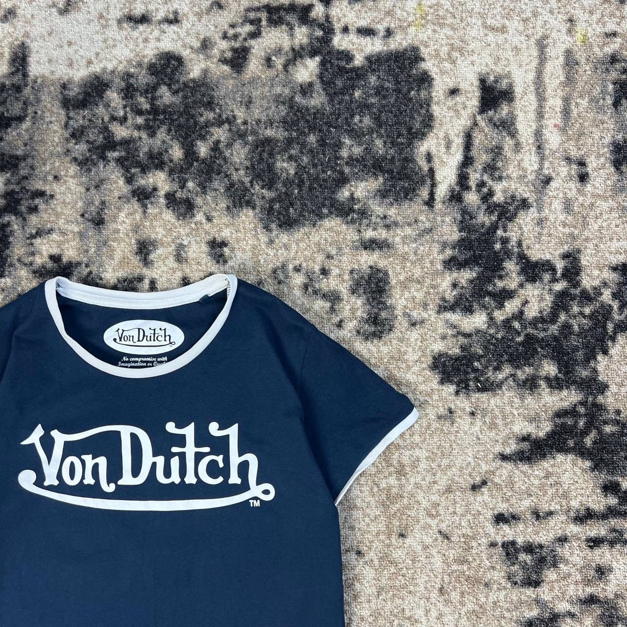 Von Dutch Von Dutch Big Logo Vintage Japanese Style T-Shirt Size M / US 6-8 / IT 42-44 - 2 Thumbnail