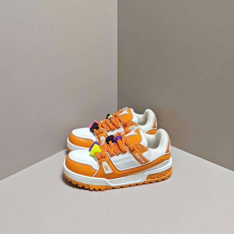 Louis Vuitton Trainer Maxi Low-Top Fashion Sneakers 0079